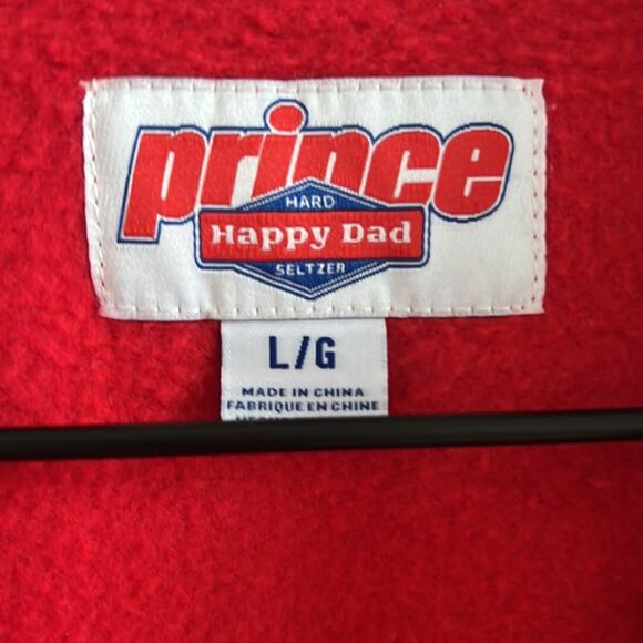Prince X Happy Dad Hard Seltzer Crewneck Pullover Sweatshirt Large - Picture 4 of 6